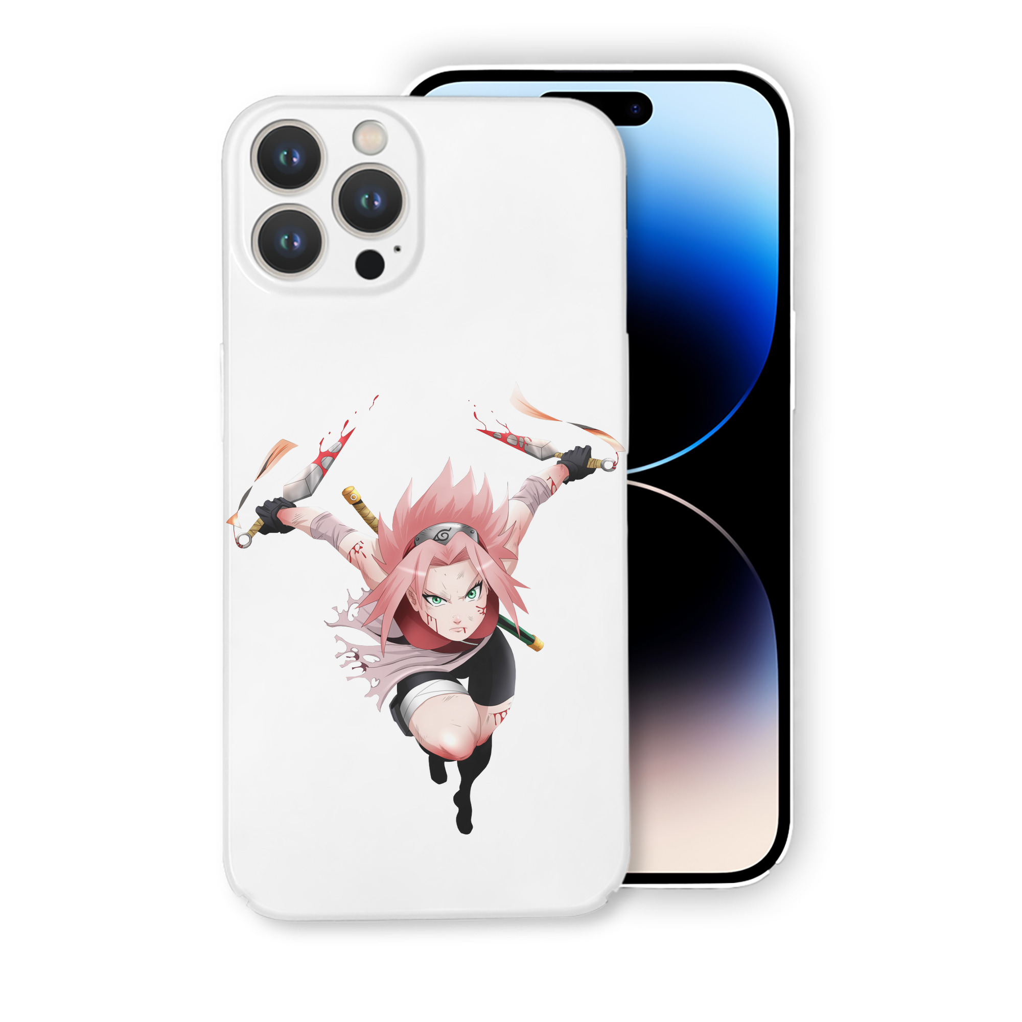 （画像用） NARUTO -ナルト- 春野サクラ Haruno Sakura 【iPhone 14シリーズ対応】ハードケース